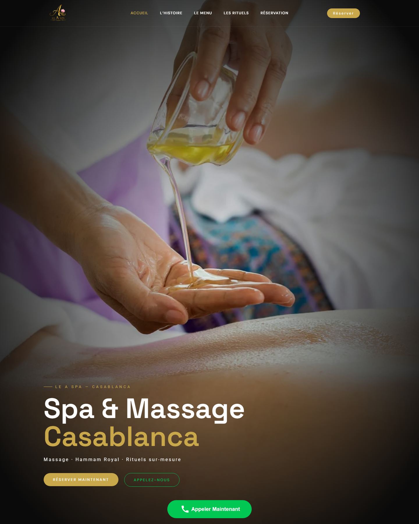 Le A Spa Casablanca project screenshot