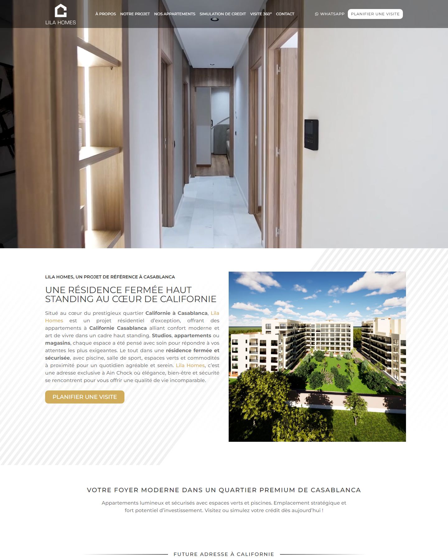 Lila Homes project screenshot